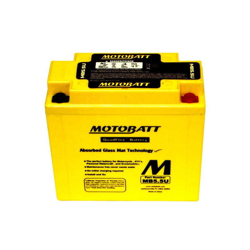 Motobaterie MOTOBATT MB5.5U 7 Ah