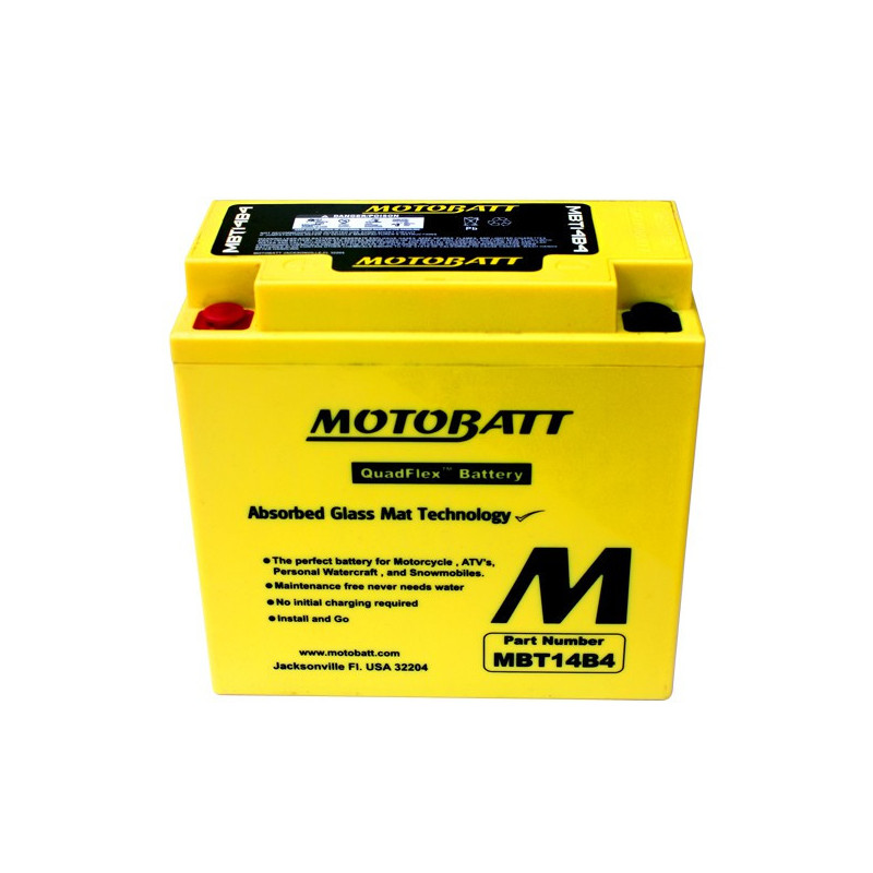 Motobaterie MOTOBATT MBT14B4  13 Ah